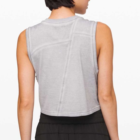Lululemon Broken Beats Tank Washed Glacier Grey - Picture 2 of 7